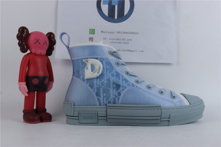 Dior B23 High Top Daniel Arsham Light Blue