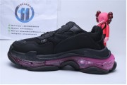Balenciaga Triple S Clear Sole Neon Pink