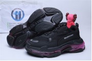 Balenciaga Triple S Clear Sole Neon Pink