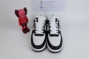 LV x Nike Air Force 1 by Virgil Abloh blcak and white