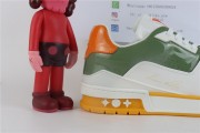 Louis Vuitton Trainer Green and White