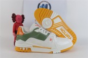 Louis Vuitton Trainer Green and White