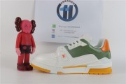 Louis Vuitton Trainer Green and White