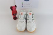 Louis Vuitton Trainer Green and White