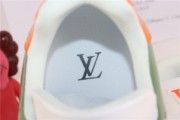 Louis Vuitton Trainer Green and White