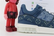 Louis Vuitton Trainer Sneaker Denim Monogram