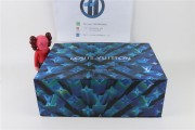 Louis Vuitton Trainer Sneaker Denim Monogram