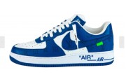Louis Vuitton x Nike Air Force 1 Blue