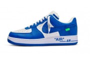 Louis Vuitton x Nike Air Force 1 Blue