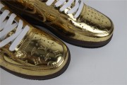 LV x Nike Air Force 1 by Virgil Abloh Gold