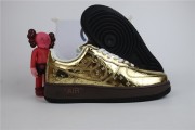 LV x Nike Air Force 1 by Virgil Abloh Gold