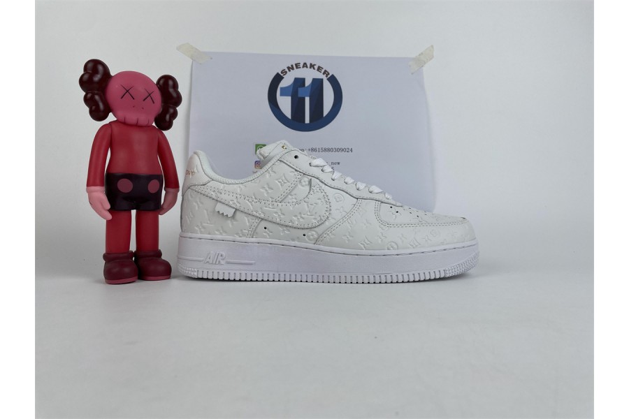 LV x Nike Air Force 1 by Virgil Abloh white