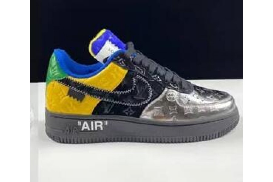 LV x Nike Air Force 1 by Virgil Abloh blue