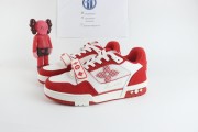 LV Arch Light Sneaker White and Red