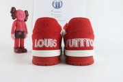 LV Arch Light Sneaker White and Red