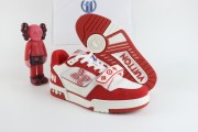 LV Arch Light Sneaker White and Red