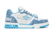 Trainer Low 'light Blue Monogram Denim'