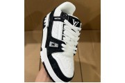 Louis Vuitton LV Trainer White Black White