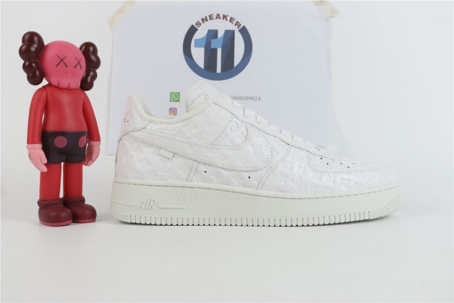 LV x Nike Air Force 1 by Virgil Abloh white