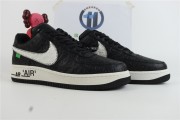 LV x Nike Air Force 1 by Virgil Abloh black