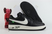 LV x Nike Air Force 1 by Virgil Abloh black