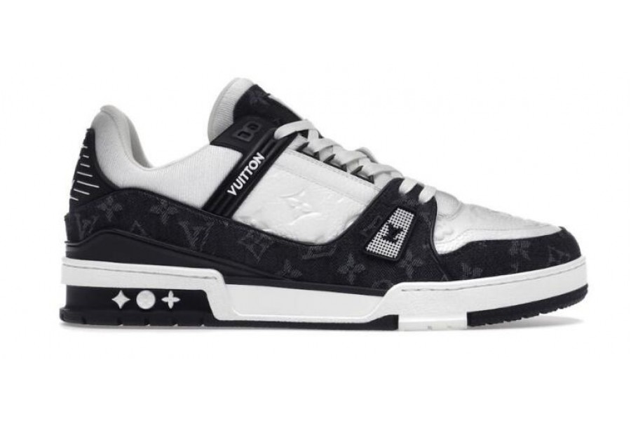 Louis Vuitton LV Trainer White Black White