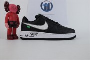 LV x Nike Air Force 1 by Virgil Abloh black