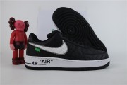LV x Nike Air Force 1 by Virgil Abloh black