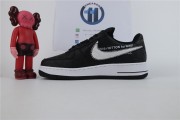 LV x Nike Air Force 1 by Virgil Abloh black