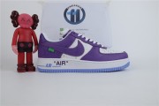 LV x Nike Air Force 1 by Virgil Abloh purple
