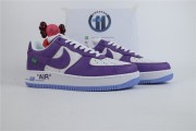 LV x Nike Air Force 1 by Virgil Abloh purple