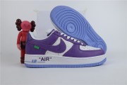 LV x Nike Air Force 1 by Virgil Abloh purple