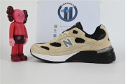 New Balance 992 Black Grey Suede