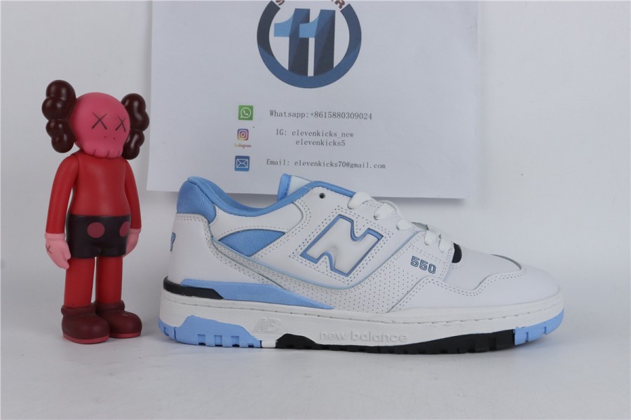 New Balance 550 UNC White University Blue