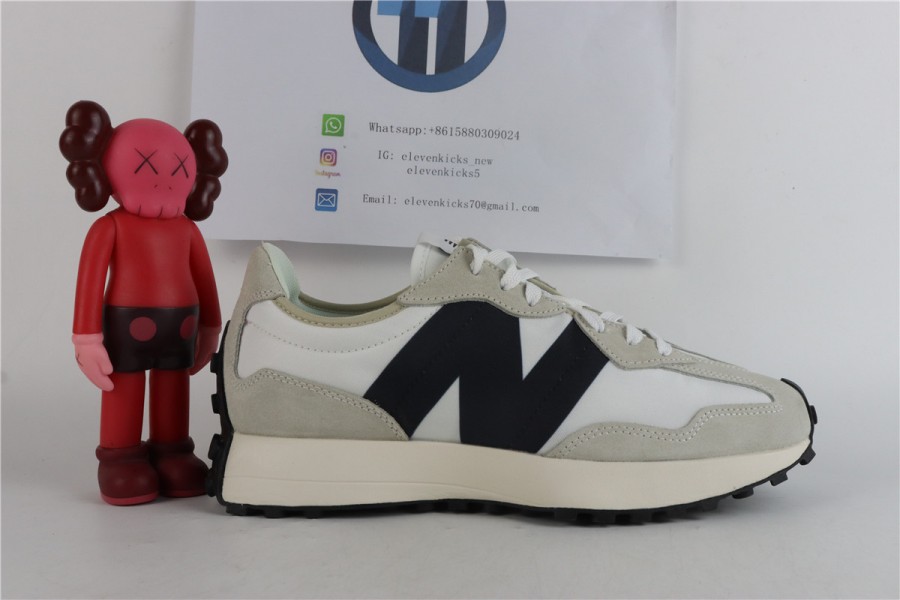 New Balance 327 Sea Salt Black