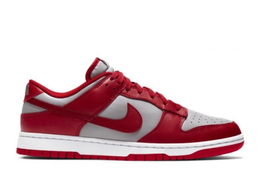 Nike Dunk Low Retro Medium Grey Varsity Red UNLV