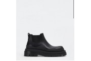 Bottega Veneta BV Tire Ankle Boots in Black