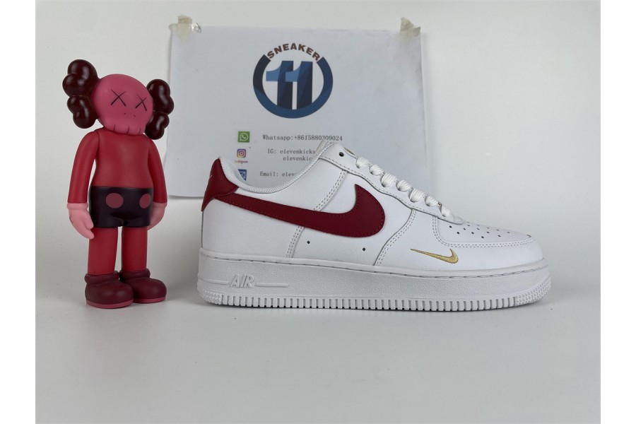 Nike Air Force 1 Low Essential (Gym Red Mini Swoosh )
