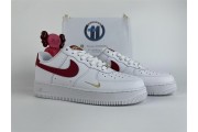 Nike Air Force 1 Low Essential (Gym Red Mini Swoosh )