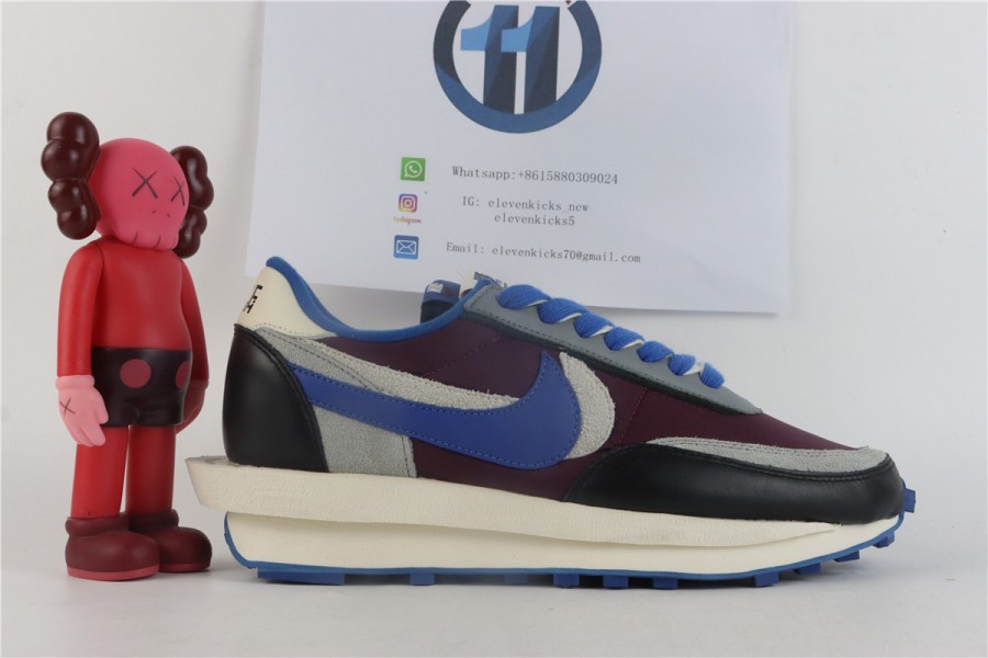 Nike LD Waffle undercover sacai Night Maroon Team Royal Blue