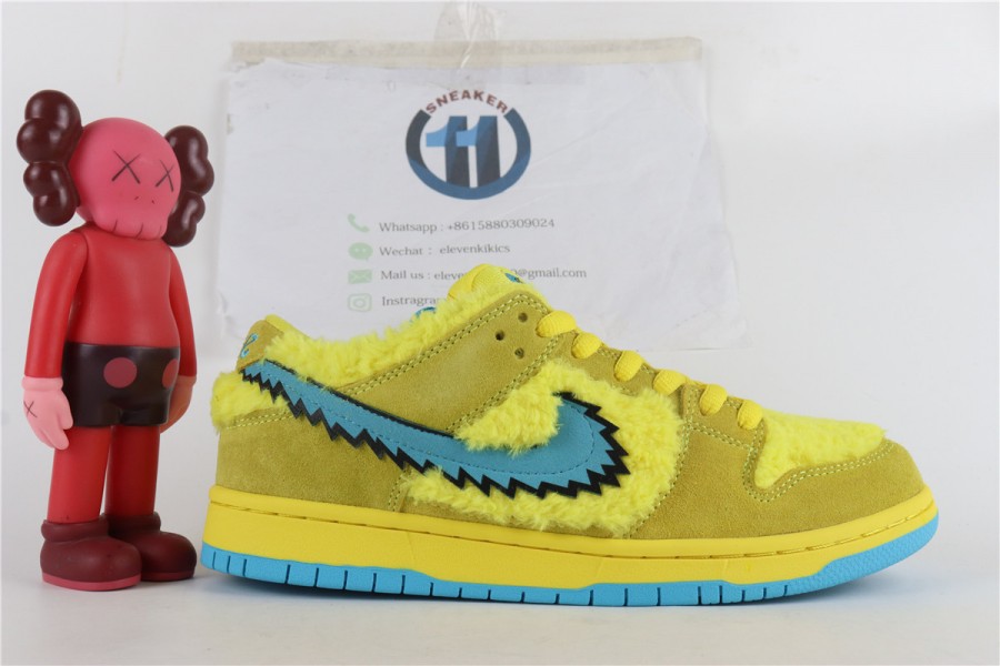 Nike SB Dunk Low Grateful Dead Bears yellow