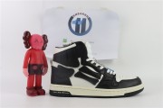 AMIRI Skel-Top Colour-Block Leather High-Top Sneakers
