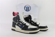 AMIRI Skel-Top Colour-Block Leather High-Top Sneakers