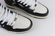 AMIRI Skel-Top Colour-Block Leather High-Top Sneakers