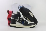 AMIRI Skel-Top Colour-Block Leather High-Top Sneakers