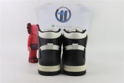 AMIRI Skel-Top Colour-Block Leather High-Top Sneakers