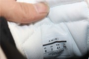 AMIRI Skel-Top Colour-Block Leather High-Top Sneakers