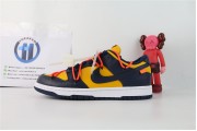 Nike Dunk Low Off-White University Gold Midnight Navy
