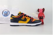 Nike Dunk Low Off-White University Gold Midnight Navy