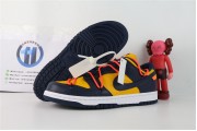 Nike Dunk Low Off-White University Gold Midnight Navy